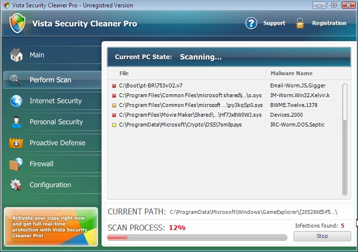 Vista Security Cleaner Pro