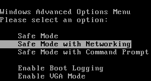 Safe mode with networking