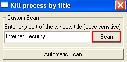 Type-in virus name