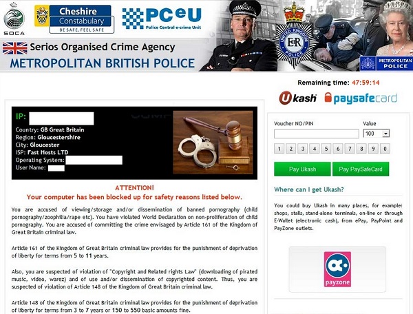 Serious Organised Crime Agency scam