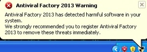 Antiviral Factory 2013 warning