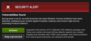 PC Defender 360 Security Alert