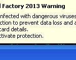 Antiviral Factory 2013 warning