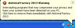 Antiviral Factory 2013 warning