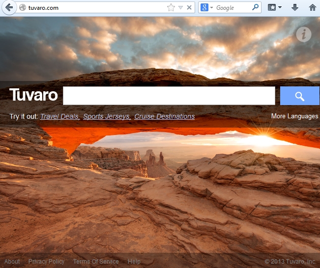 Tuvaro browser hijacker