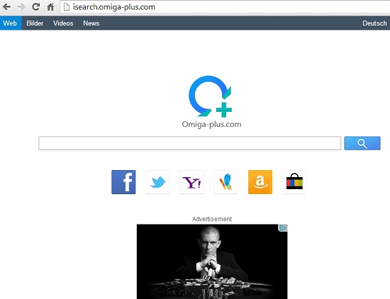 Isearch.omiga-plus.com screenshot