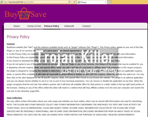 BuyNSave adware site