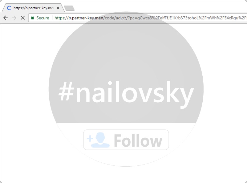 B.partner-key.men redirect pop-up