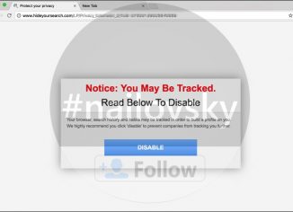 Hideyoursearch.com hijacker attacking Google Chrome