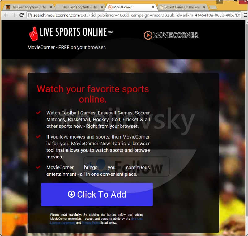 MovieCorner Chrome Extension