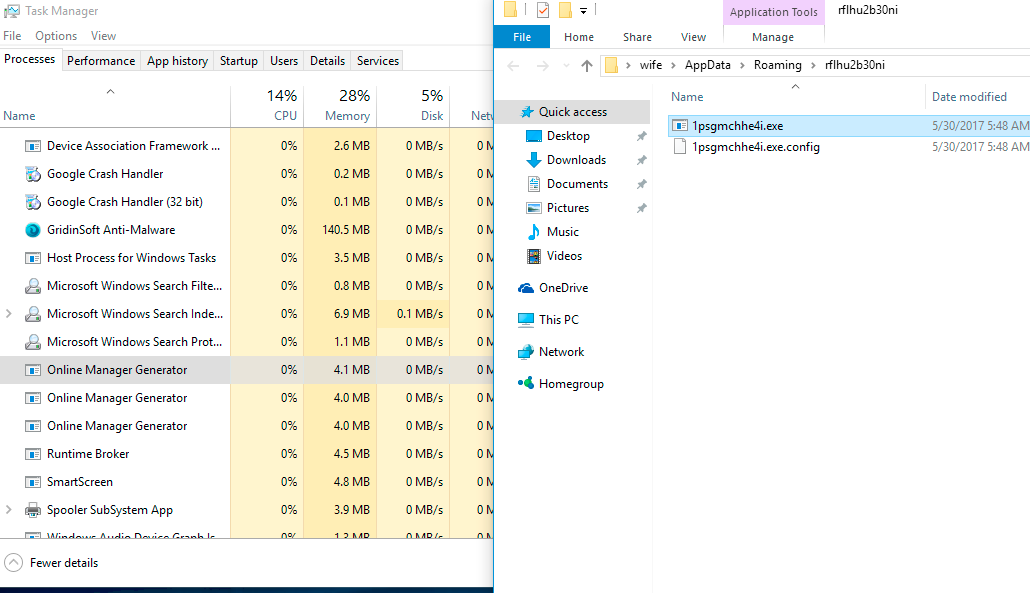 Online Manager Generator