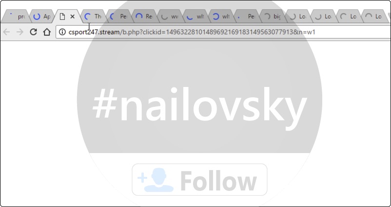 Csport247.stream extension scam