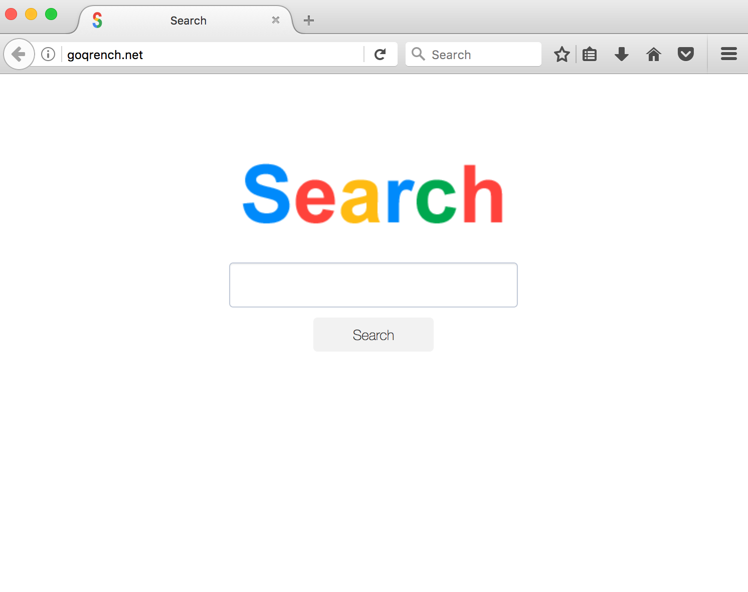 goqrench.net Google Chrome hijacker