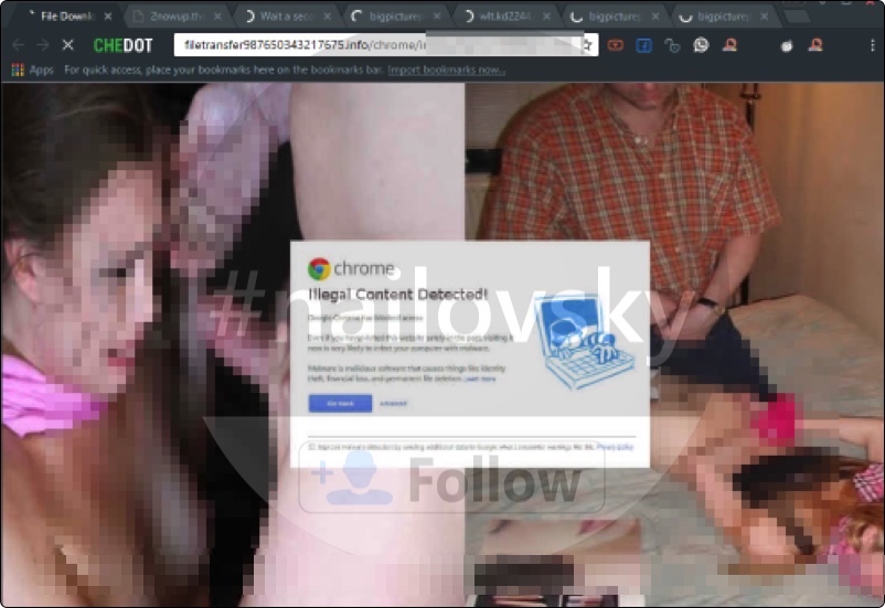 Illegal Content Detected