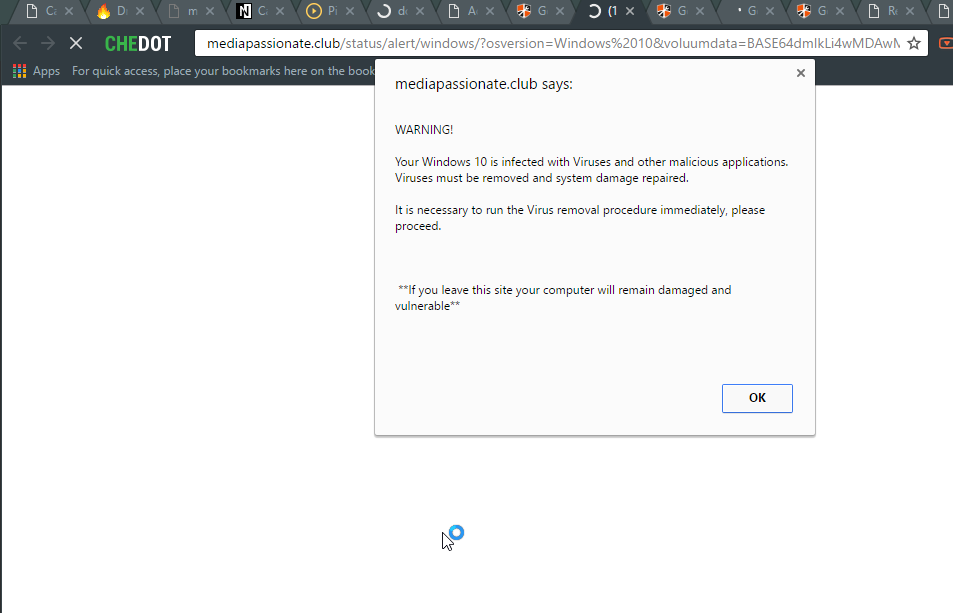 Mediapassionate.club Waring Scam