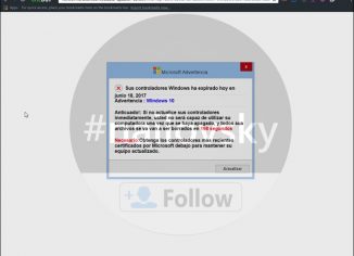 'Sus controladores Windows ha expirado hoy en' scam