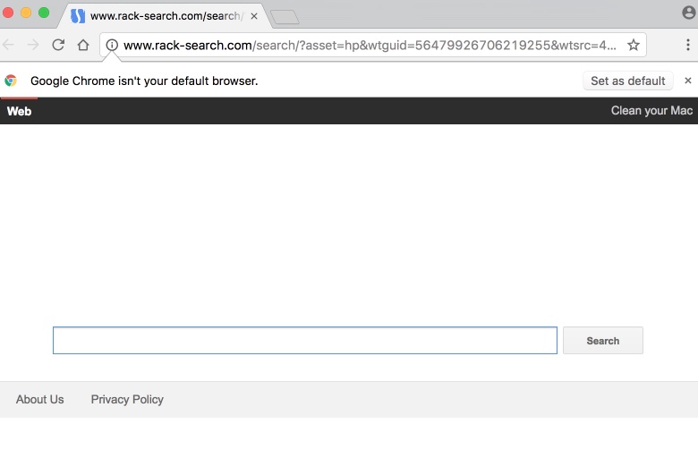 Rack Search - new hijacker attacking Mac browsers.