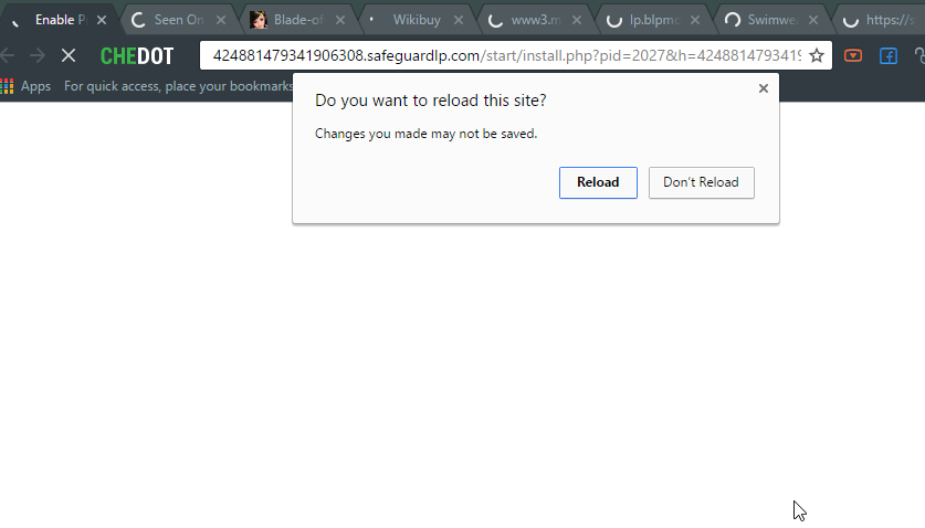 424881479341906308.safeguardlp.com extension alert