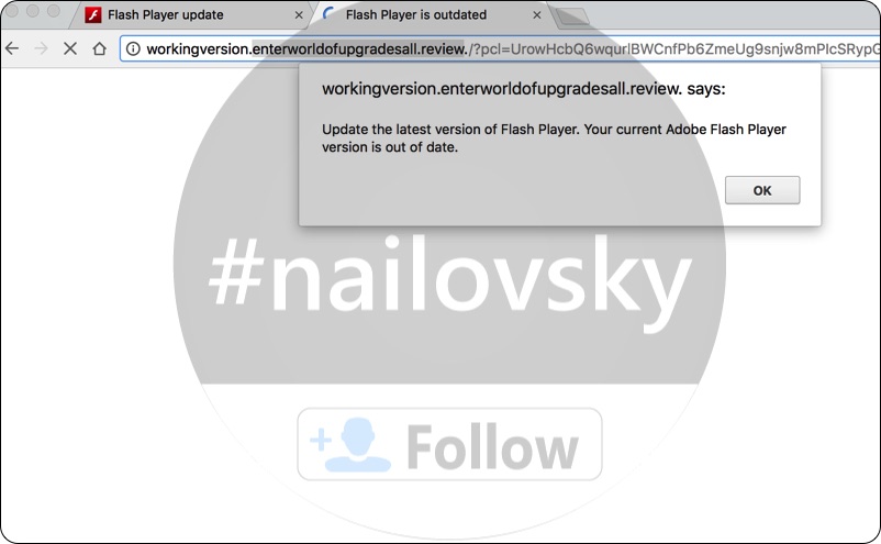 Workingversion.enterworldofupgradesall.review fake alert