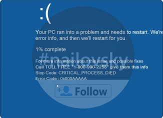 Error Code: 0x000AAAAA ransomware on PC