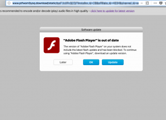 Ptfwom0yoq.download Adobe Flash Player scam