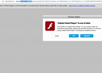 3tsdaq8viz.us fake Adobe Flash Player update
