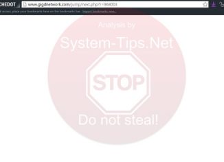 Gigdnetwork.com redirect malware