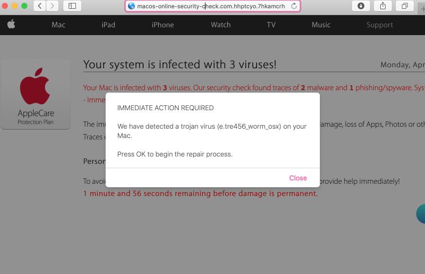 Macos-online-security-check.com scam