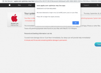 Apple.com-optimize-mac.live scam